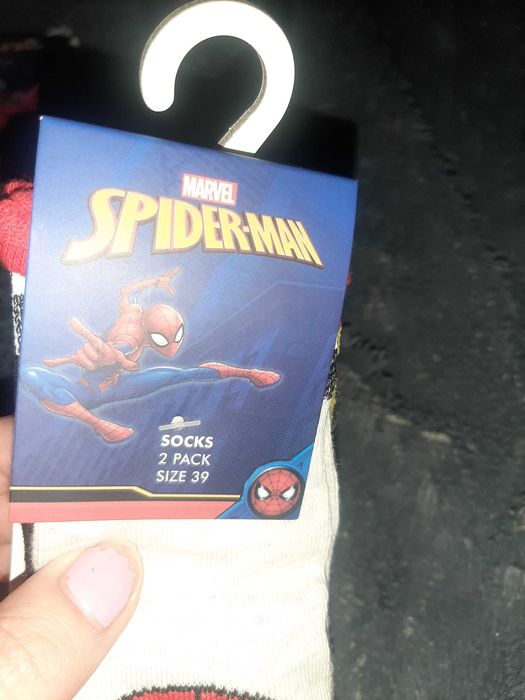 skarpetki spider-man nowe 39 / 2 pak