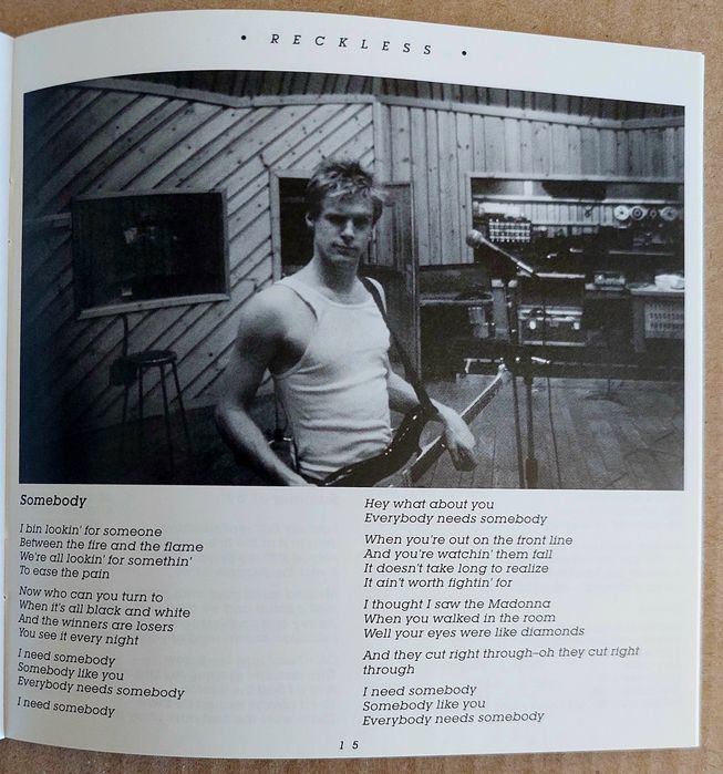RECKLESS - Bryan Adams Deluxe Edition