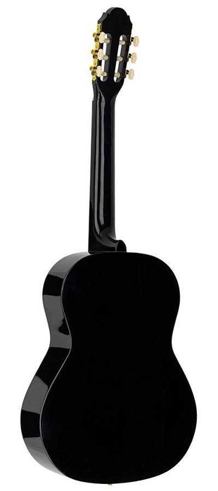 Gitara klasyczna 4/4 A. Martinez czarna | ZESTAW | idealna na początek