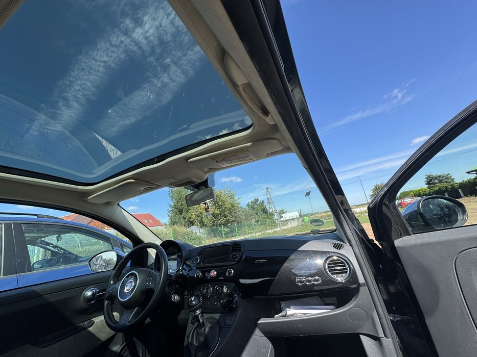 FIAT 500 1.2 8V (Najlepszy silnik!) | 153 tys. km | Panorama | Klima | Chromy | Zadbany