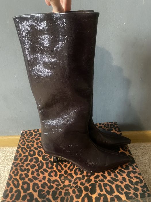 Zara сапоги коричневі