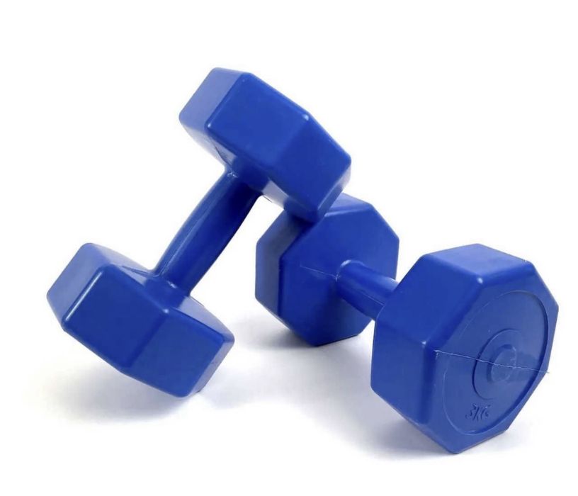 Композитні гантелі для фітнесу 1, 2, 3кг 4кг для спорту гантели дитячі