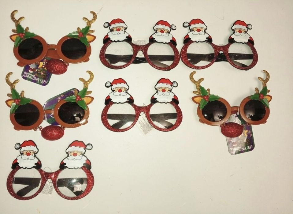 Маска карнавальна олень санта