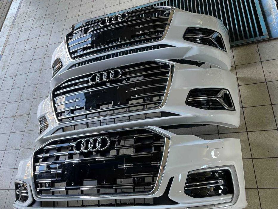 Бампер Audi A6 C8 Радары А6 Решётка А6 Ц8 Дистроник Audi A6 C8 Бампер