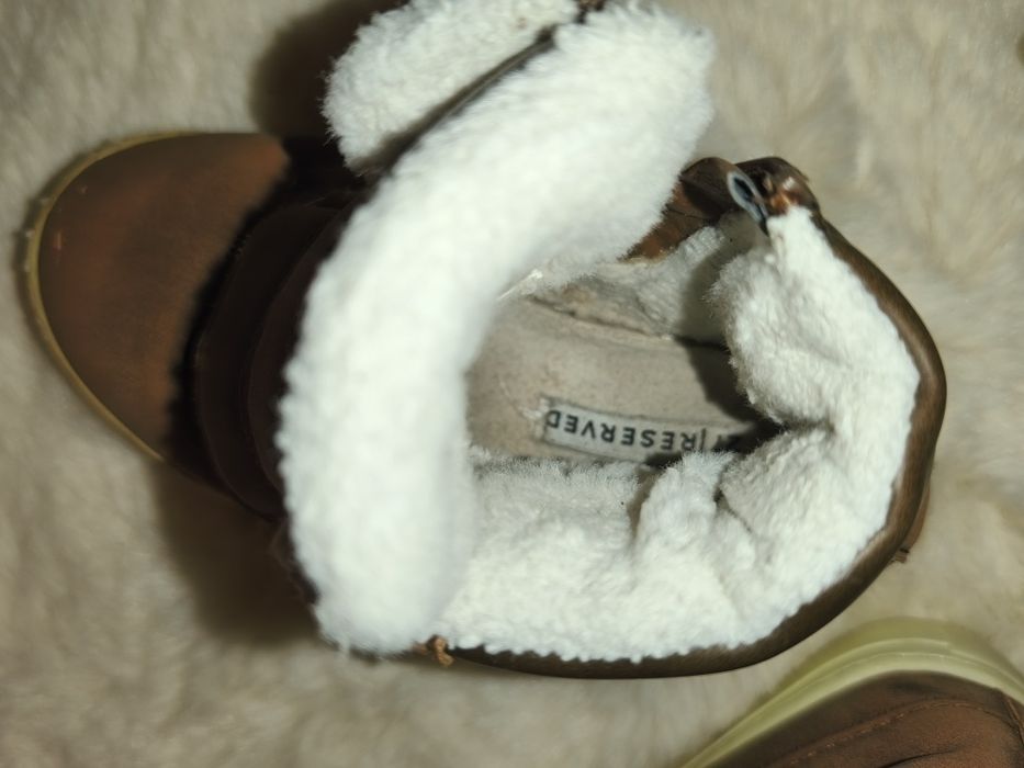Reserved buty zimowe kozaki śniegowce rozm. 27