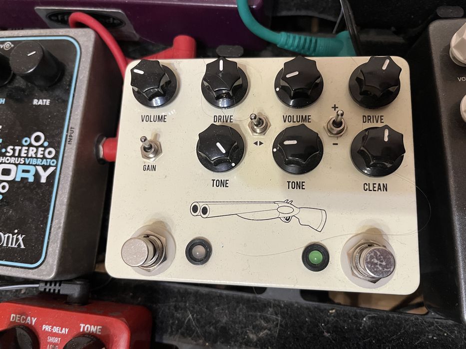 Гітарна педаль JHS Double Barrel V4 (2-in-1 overdrive handwired)