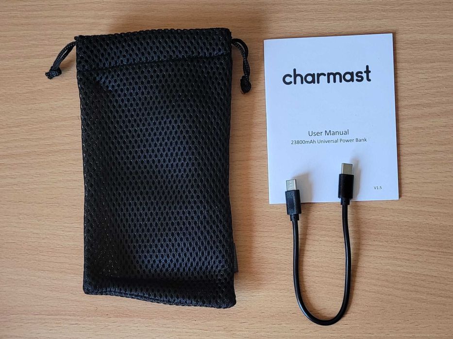 Charmast Power Bank 23800mAh 65W USB C Quick Charge