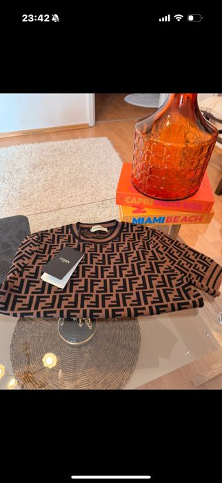 Fendi knitted FF water t-shirt Vitkac Moliera Zara