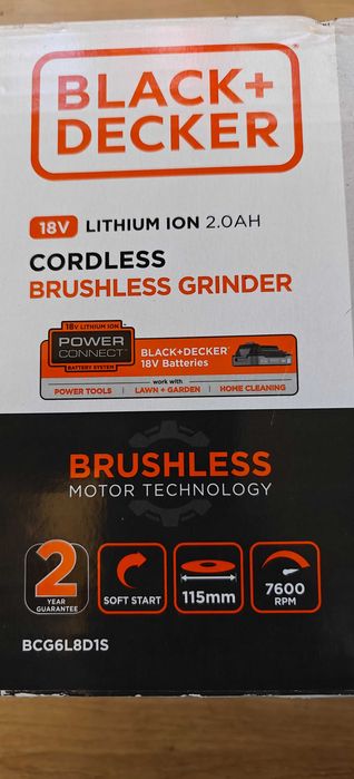 Szlifierka kątowa akumulatorowa nowa