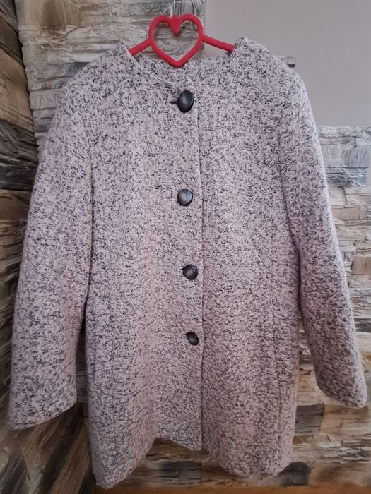 Płaszcz zimowy z domieszką wełny