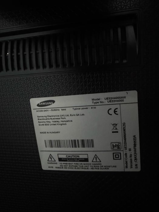 Tv led sansung  32h4000