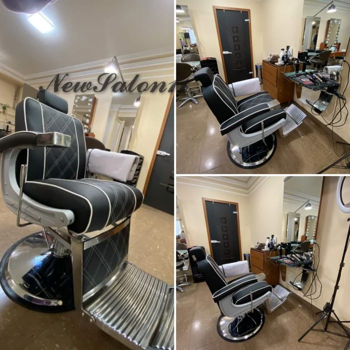 Парикмахерское кресло Valencia Lux!Мужкое кресло!Бесплатная доставка