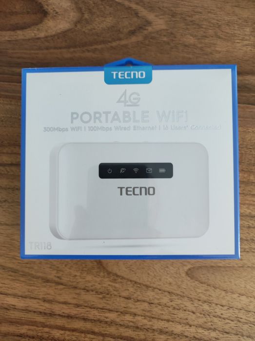 Мобильный WiFi роутер TECNO TR118 4G LTE