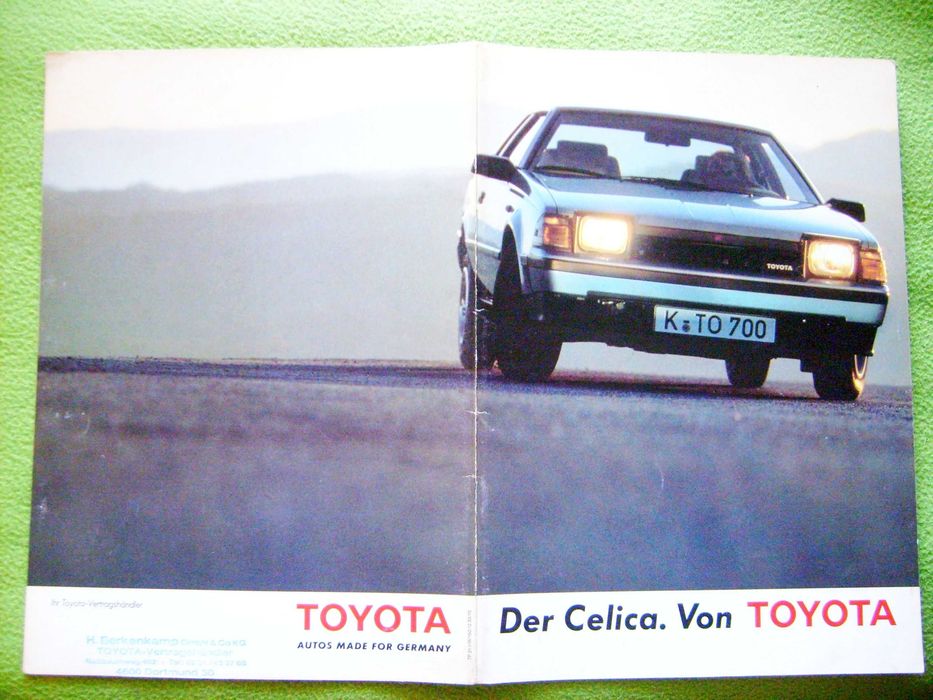 Toyota Celica 1984 - XT/ ST / GT / Supra - prospekt 28 str., stan BDB-
