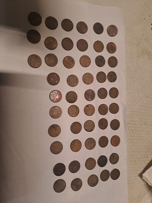 Moedas de 20 centavos pequenas