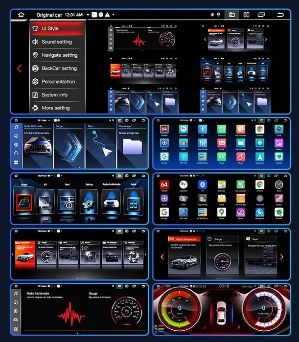 Autorrádio Android 14 BMW Série 3/4 F30 F31 F32 F36 — 10,25" CarPlay Android Auto