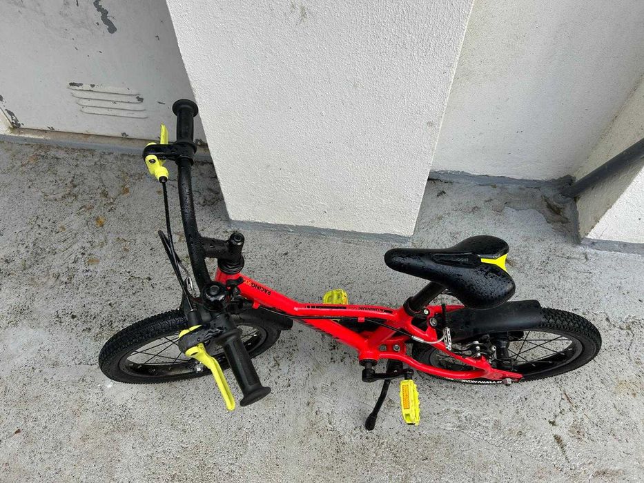 Bicicleta Criança roda 16" Premium: Alumínio muito leve