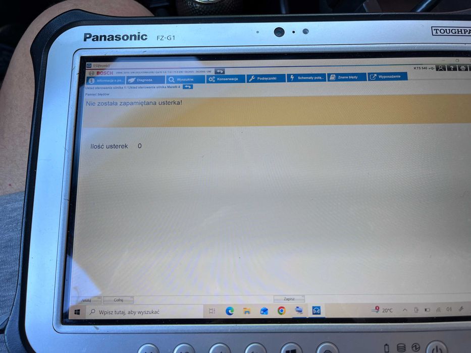 bosch kts 540 + tablet panasonic