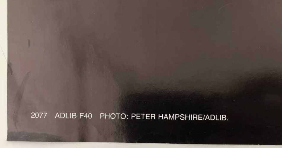 Póster Ferrari F40 (1990) – 98cm x 68cm