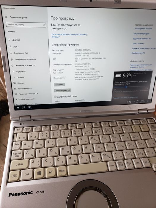 Panasonic CF-SZ6 міні ноутбук