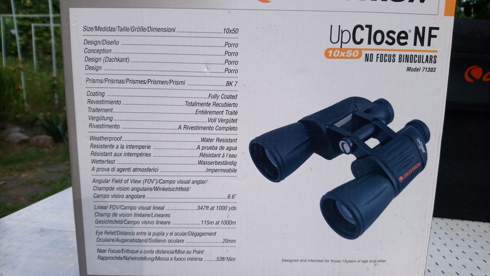 Celestron upclose nf 10x50. Бинокль