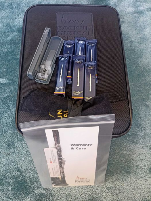 Clarinete Sib Backun Alpha 18 Chaves em Prata (Novo)