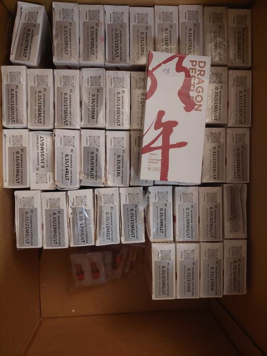 Zestaw Kartridży Dragon Pestle (683 szt.) – Mix Rozmiarów, Data 2028!