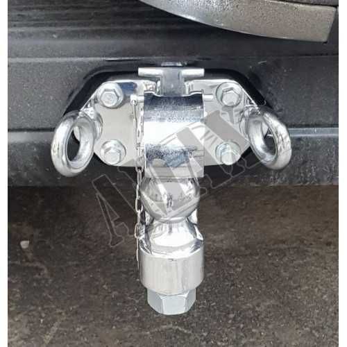 Toyota Land Cruiser Prado 120 (2003-2008) Фаркоп хромированный