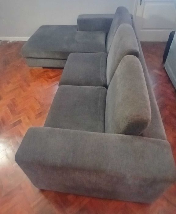 Chaise Lounge Esquerdo - Cinza Escuro