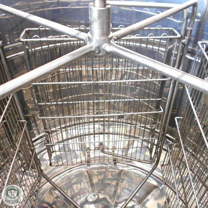 Miodarka ręczna 4 kasetowa Nierdzewna Uniwersalna Miodziarka