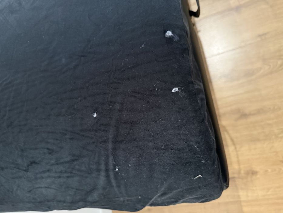 Łóżko icoucou 60 cm z materacem czarne
