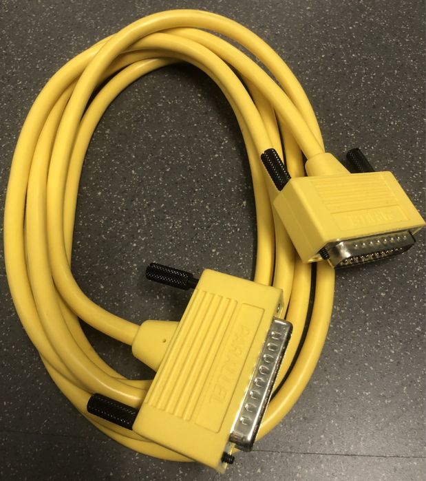 • Kabel DB25 M-M Male-Male Męski-Męski | Crossover Null-Modem Null-Printer | PC-to-PC Direct Transfer | Traveling Software Parallel LapLink