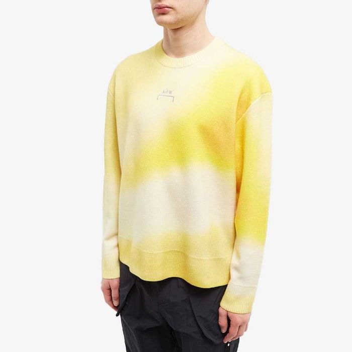 Светр A-Cold-Wall SS24 Gradient Knit Volt Yellow