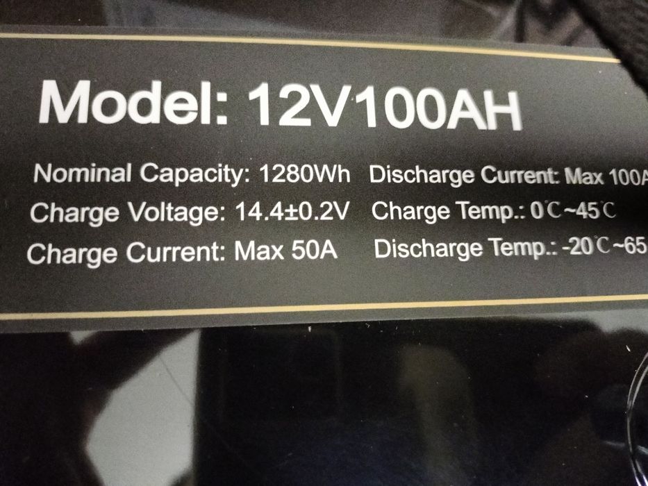 Аккумулятор 12.8v 100ah lifepo4 Forsun