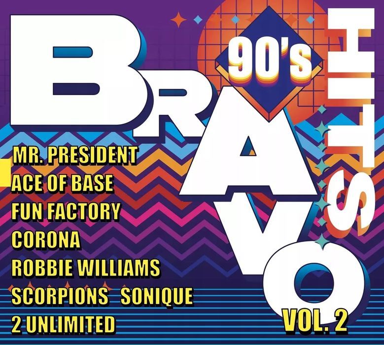 Bravo Hits 90's. Vol. 2, 2 CD. Universal Music Polska