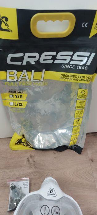 Cressi Bali Full face Mask adulto S/M snorkelling