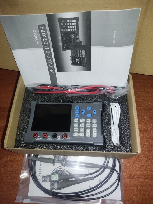 Zeeweii DSO3D12, портативний осцилограф 120мг ,генератор