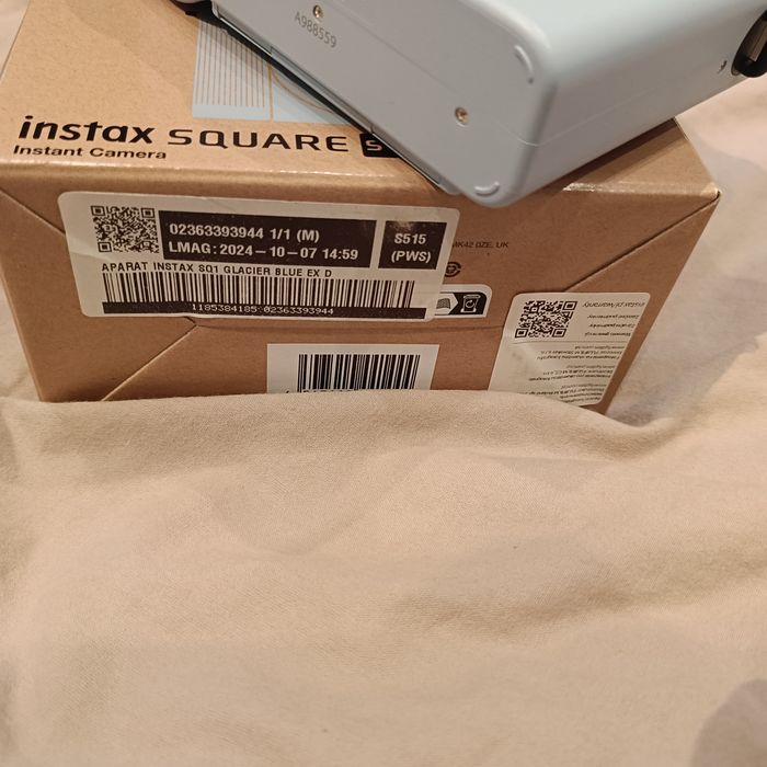 Aparat FUJIFILM Instax Square SQ1 Niebieski + wkład do aparatu fuji