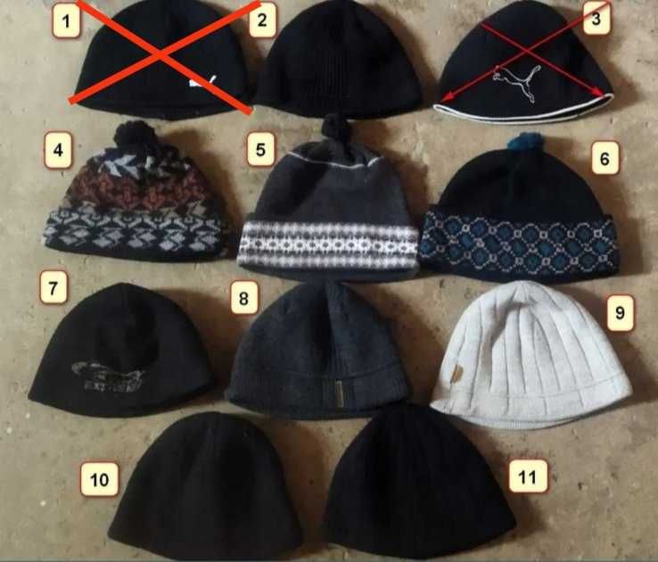 Шапки зимові в асортименті