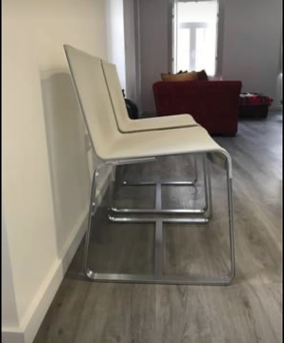 Cadeiras cozinha estrutura metálica