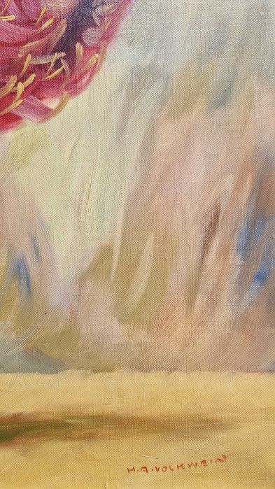 Chryzantemy w wazonie, H.A.Volkwein