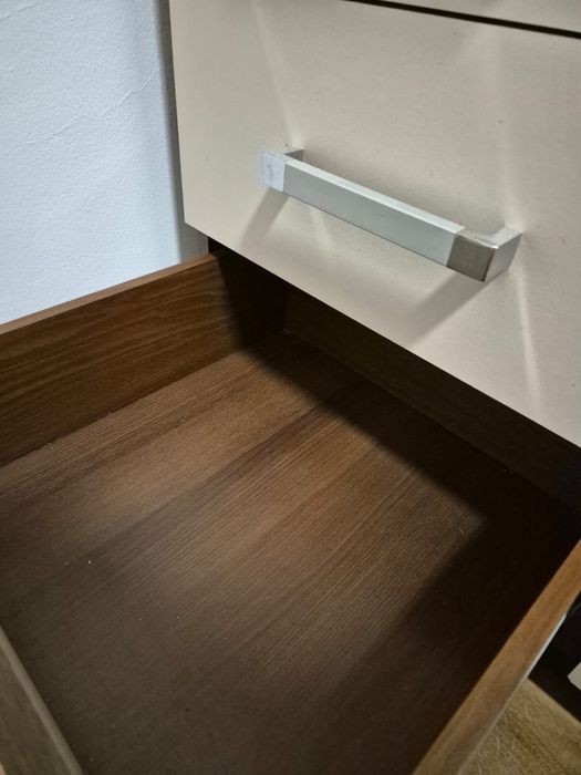 Meble wenge komoda szafa brąz wanilia