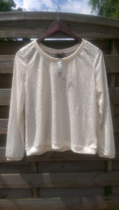 Bluzka bluza H&M nowa koronkowa S boho