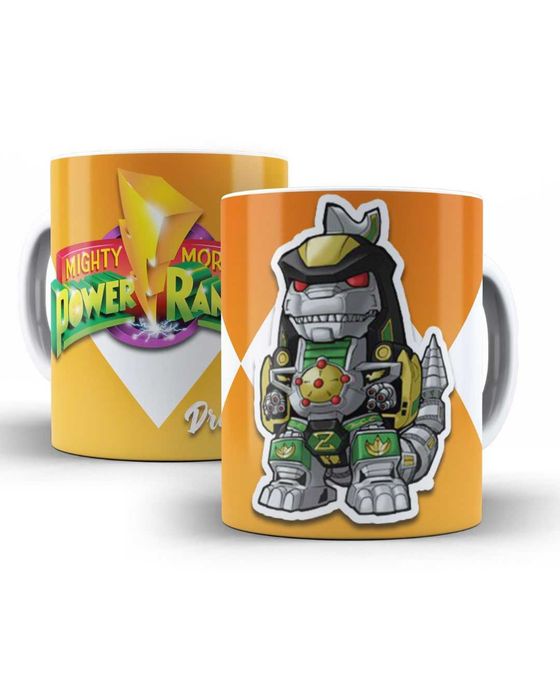 Caneca Power Rangers - Coleção Nostalgia