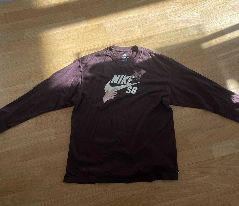 Худі світшот кофта Nike SB коричнева cкейтерська