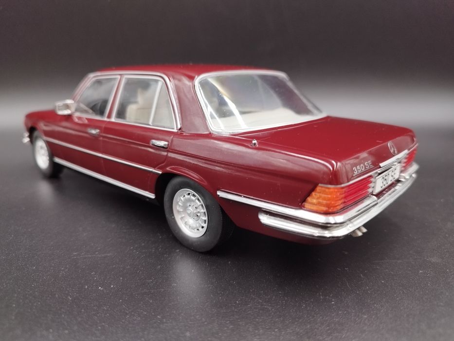 ModelCarGroup 1:18 Mercedes-Benz 280 SE  W116  Année De Construction 1972 Argent Modelcar Group Mcg18182
