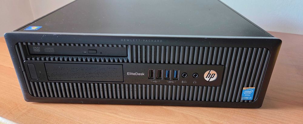 komputer HP EliteDesk 800 G1 SFF  Intel i3 8GB 120SSD + mysz+klaw