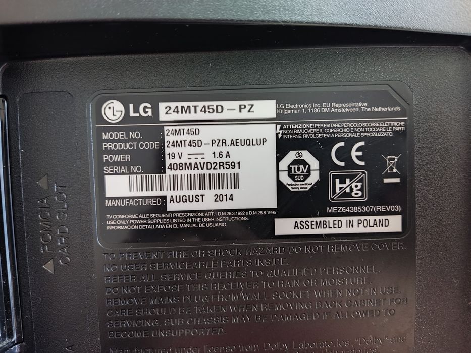Televisão LG 24 polegadas