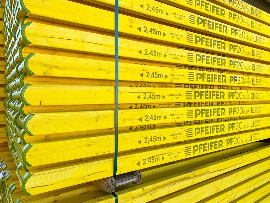 Dźwigary budowlane H20 dźwigar nowy okuwany Pfeifer szalunki stropowe