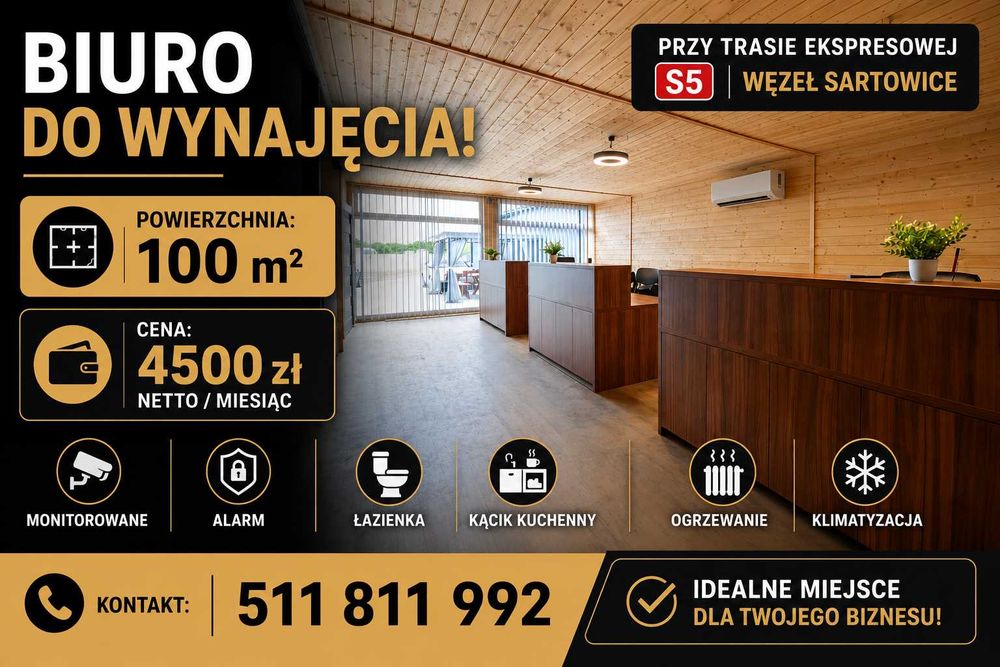 Lokal usługowo-handlowy, gotowe biuro na wynajem
